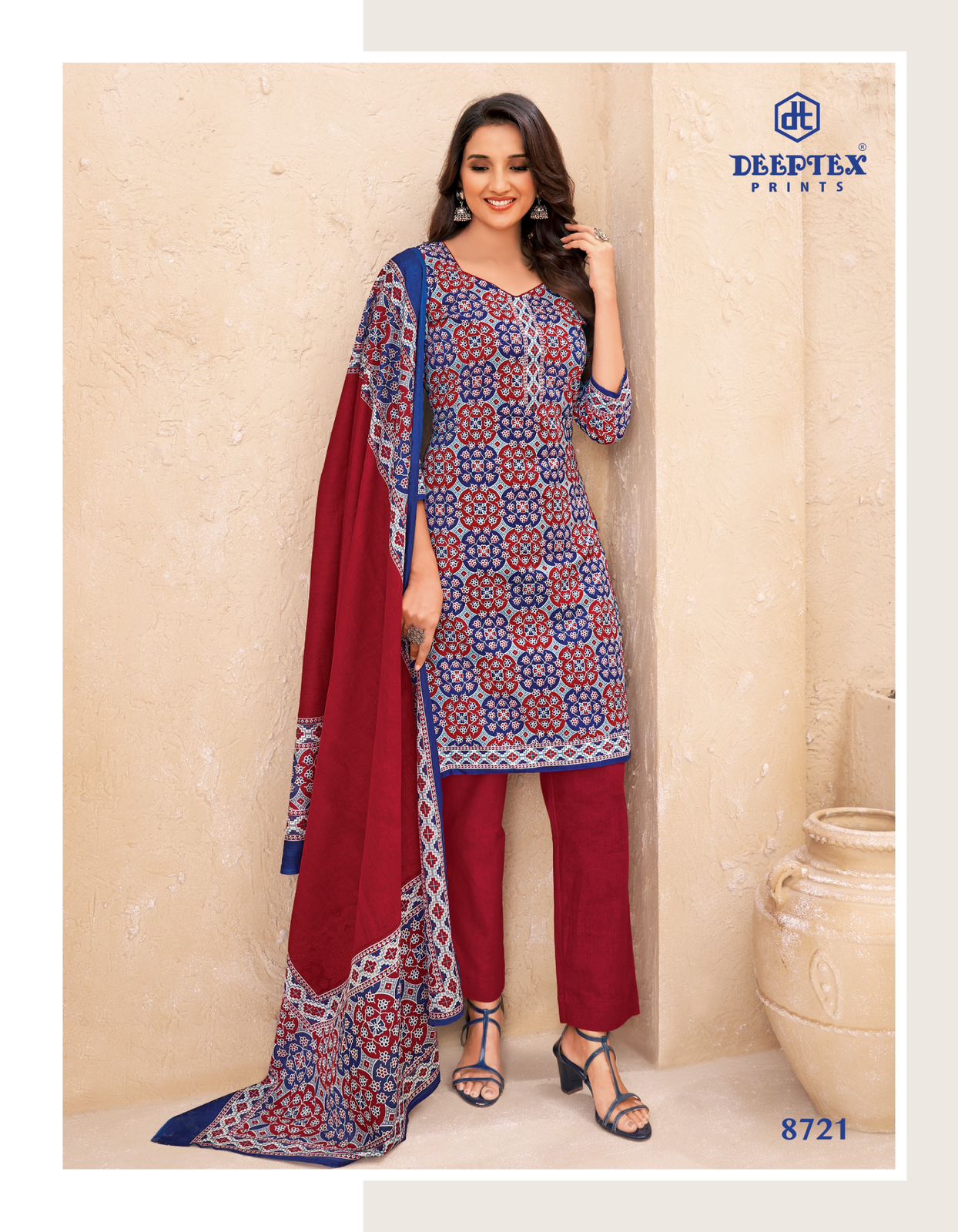 Miss India Vol 87 By Deeptex Cotton Printed Dress Material Wholesale Price In Surat
